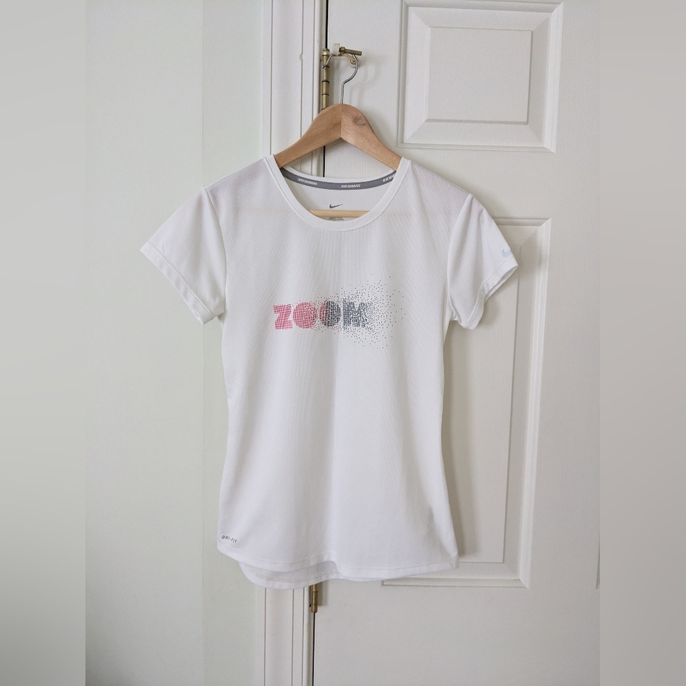 Nike women Dri-fit running white shirt